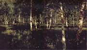 Levitan, Isaak Silver birch oil painting artist